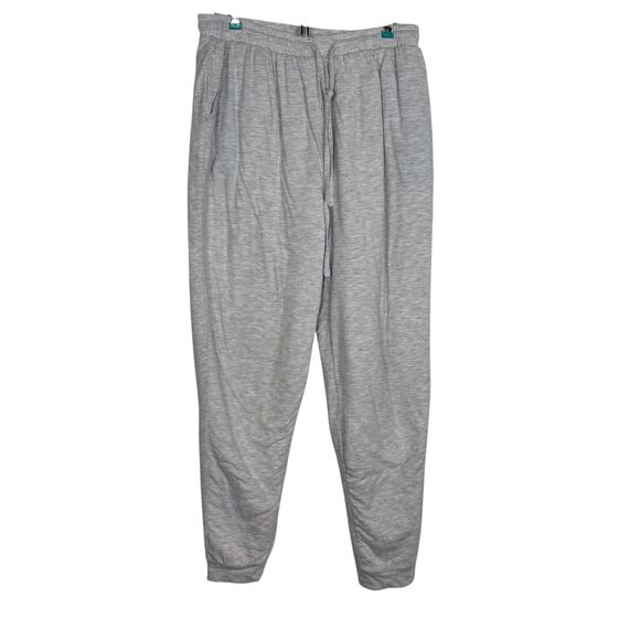 The Vermont Country Store Gray Jogger Sweatpants Sherpa Lined Women’s Medium - Picture 1 of 6